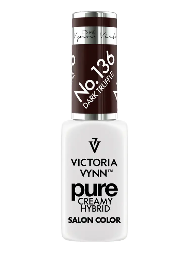 Victoria VYNN Esmalte en gel para uñas «Pure dark chocolate truffle» 136 dark truffle
