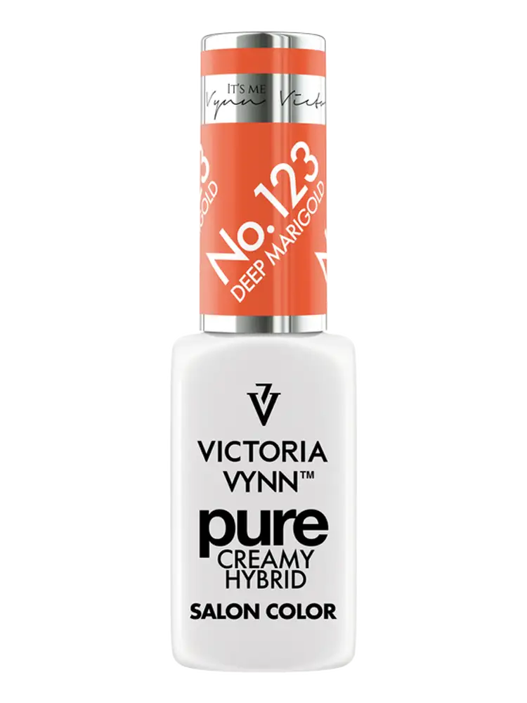 Esmalte en gel para uñas Victoria VYNN Pure Marigold Orange, n.º 123 Deep Marigold