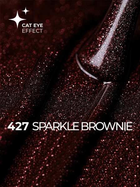 Victoria Vynn Salon, vernis gel, collection « Cherry on Top », « Sparkle Brownie » 427