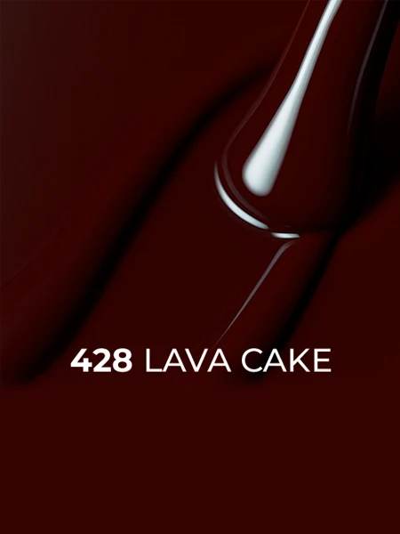 Victoria Vynn Salon, vernis gel « Cherry on Top » collection « Sparkle Brownie » 428 Lava Cake