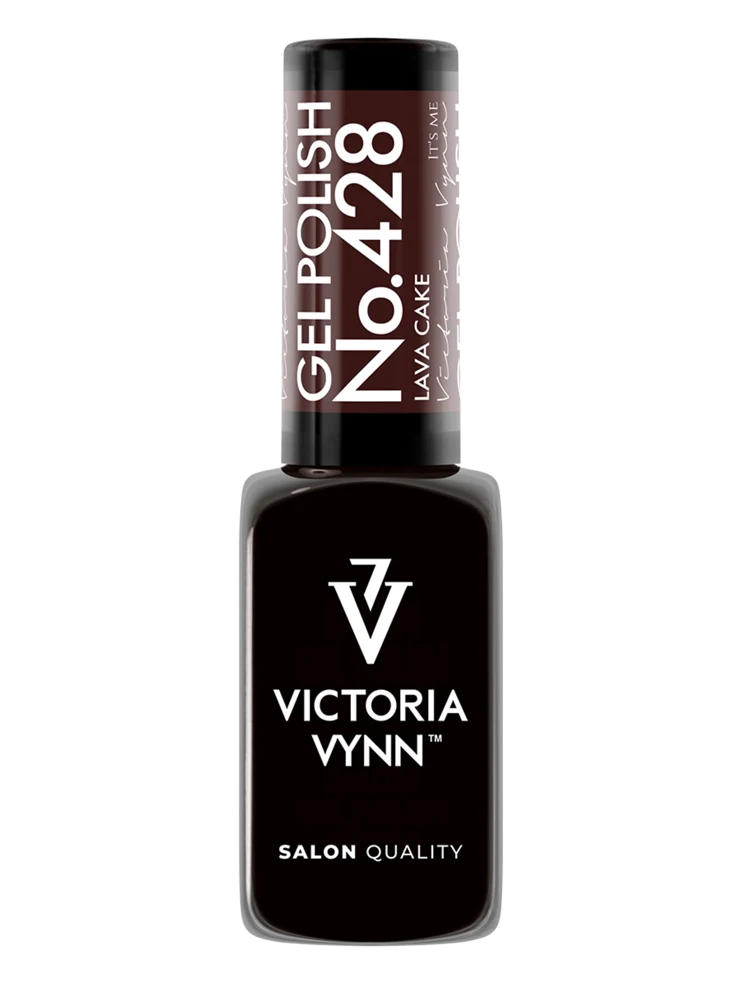 Victoria Vynn Salon, vernis gel « Cherry on Top » collection « Sparkle Brownie » 428 Lava Cake