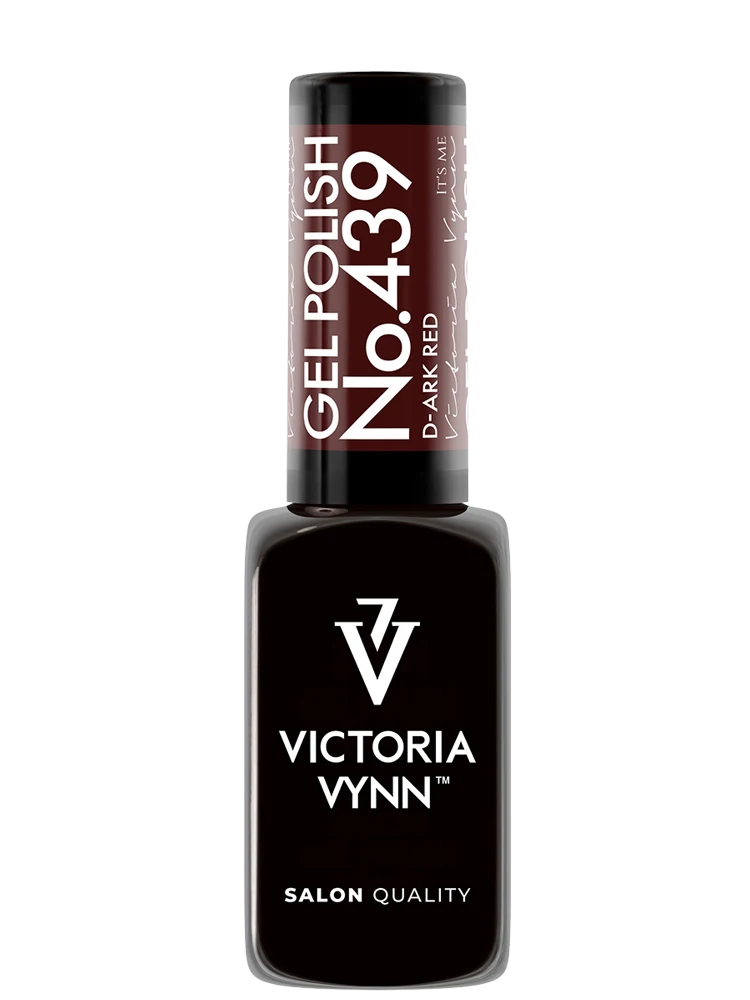 Esmalte en gel de Victoria Vynn, n.º 439, D-Ark Red