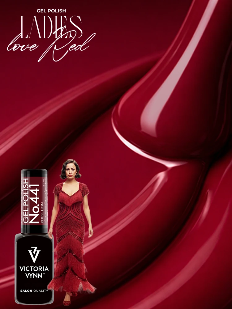 Esmalte en gel de Victoria Vynn, n.º 441, Redbellion