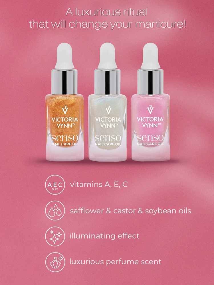Juego de aceites para el cuidado de las uñas Victoria Vynn Senso