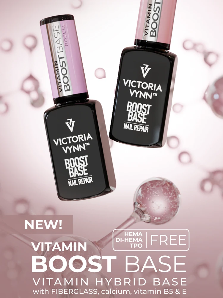 Victoria Vynn Boost Base: Reparación de uñas con vitamina Rosell