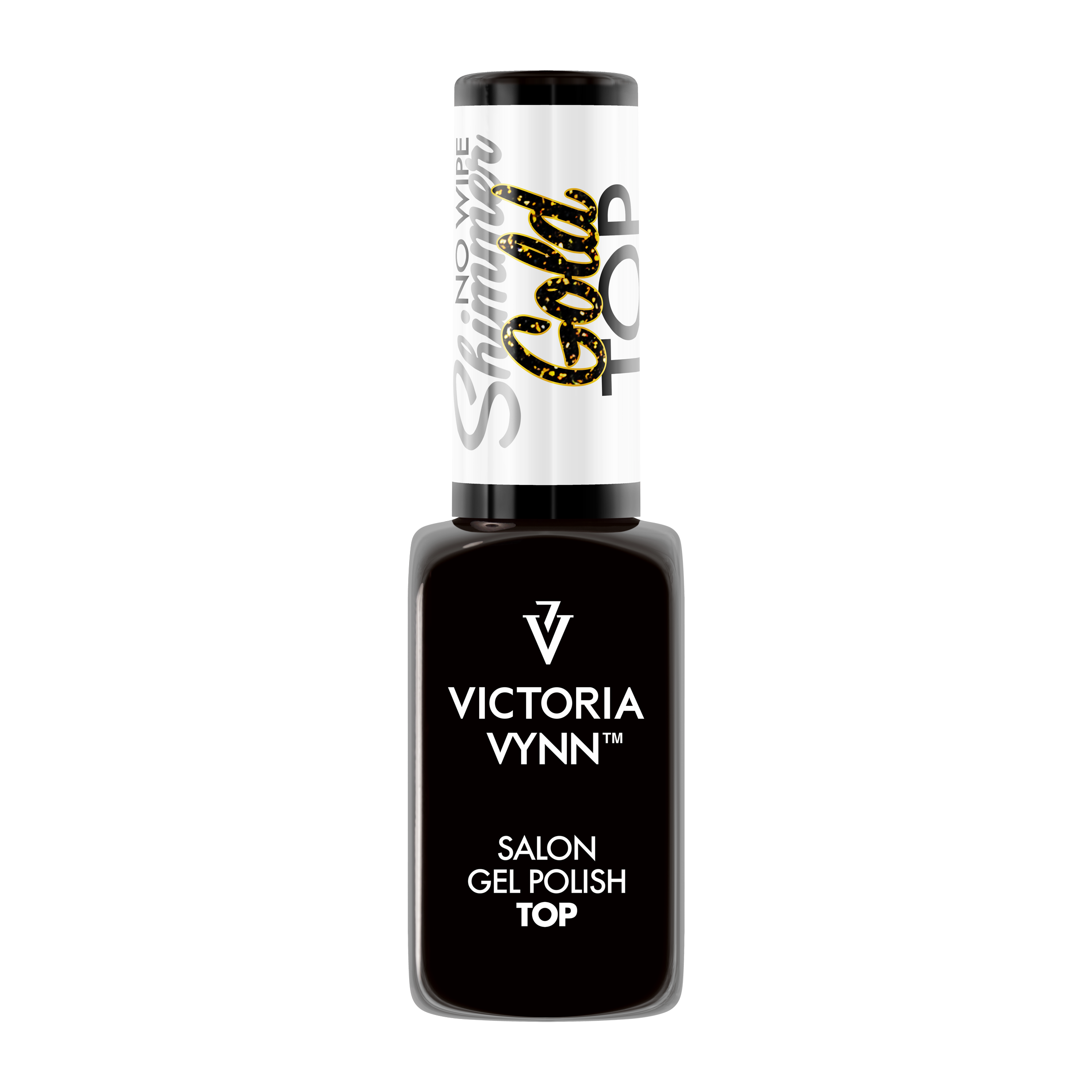 Victoria VYNN: Capa de acabado para esmalte en gel «No Wipe» dorado