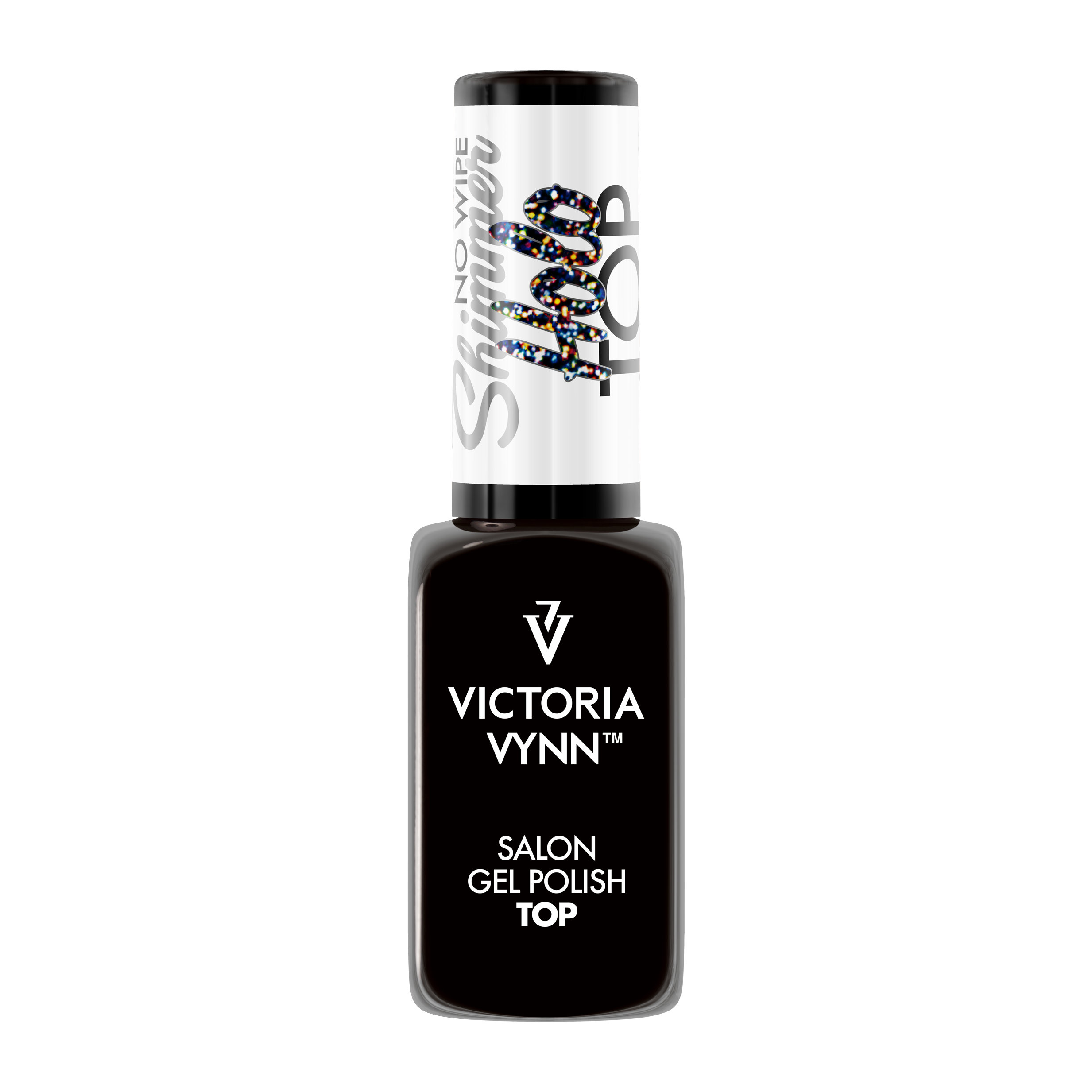 Victoria VYNN: Capa de acabado para esmalte en gel sin necesidad de limpiar, efecto holográfico