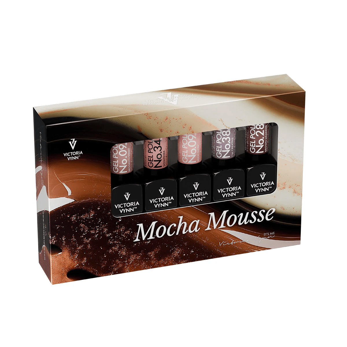 Victoria VYNN, paquete de 5 de la colección Mocha Mousse: 4 + 1 gratis