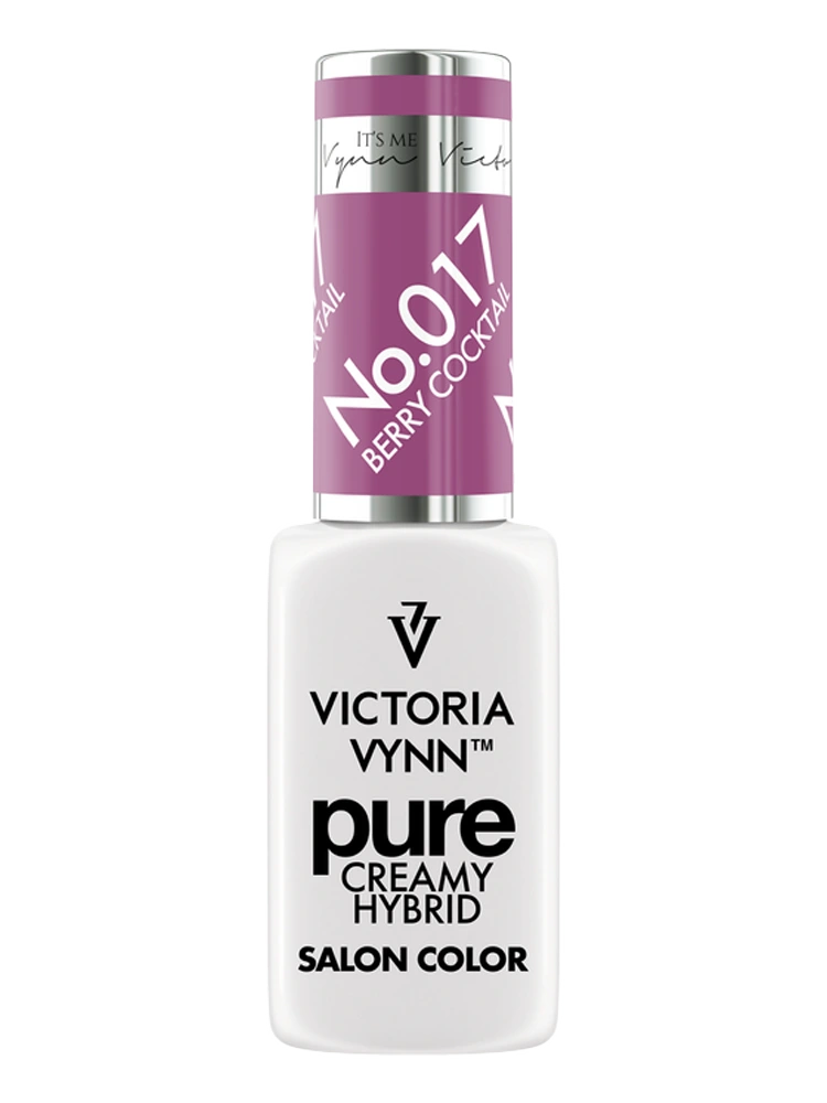 Magnifique vernis à ongles gel couleur lilas « Victoria VYNN Pure Creamy Hybrid 017 Berry Cocktail »