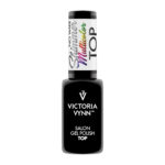 Victoria VYNN Salon - Vernis gel - Couche de finition « No Wipe » pailletée multicolore