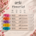 Tabla de colores del gel floral PNB (5 colores)