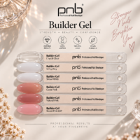 Carta de colores del gel PNB Builder 01-03 y 05-07 (6 colores)