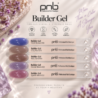 Carta de colores del gel constructor PNB 018–022 (5 colores)