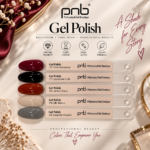 Carta de colores del esmalte en gel PNB 16L–20L (5 colores)