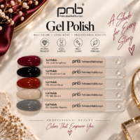 Carta de colores del esmalte en gel PNB 16L–20L (5 colores)
