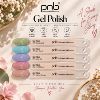 Carta de colores de esmaltes en gel PNB 389–393 (5 colores)
