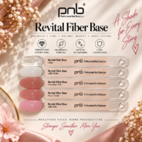 Tabla de colores de la base Revital Fiber de PNB (5 colores)