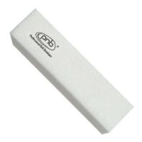 Bloque pulidor de uñas PNB 180/180, rectangular, blanco