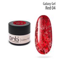 Gel PNB Galaxy UV/LED n.º 04 Rojo 5 ml