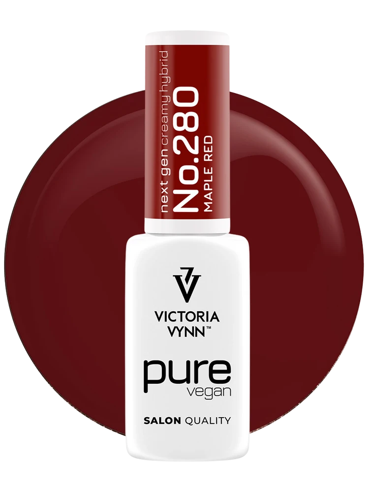 Victoria VYNN Pure Creamy Hybrid Gel Polish No. 280 Maple Red Victoria VYNN Pure Creamy 280 Maple Red