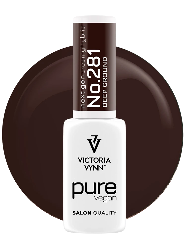 Victoria VYNN Pure Creamy Hybrid Gel Polish No. 281 Deep Ground Victoria VYNN Pure Creamy 281 Deep Ground