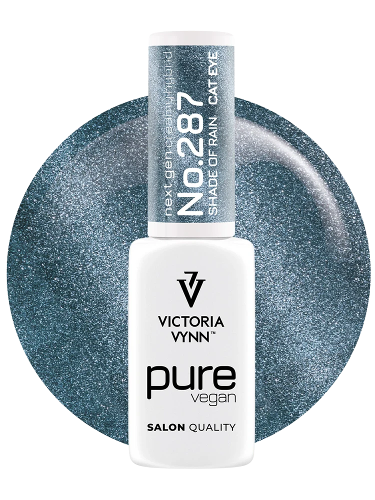 Victoria VYNN Pure Creamy Hybrid Gel Polish No. 287 Shade of Rain (Cat Eye) Victoria VYNN 287 Shade of Rain Cat Eye