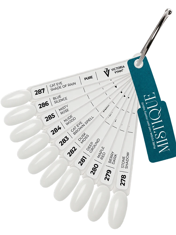 Victoria VYNN MISTIQUE Unpainted Color Chart 278-287