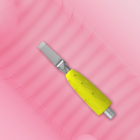 Staleks PRO Combo UNIQ 15 Straight Blade Yellow (Working part of the pusher) WPPQ-15y