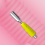 Staleks PRO Combo UNIQ 16 Rounded Narrow Pusher Yellow (Working part of the pusher) WPPQ-16y