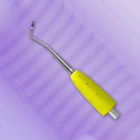 Staleks PRO Combo UNIQ 31 Curette "bend to the left"  Yellow (Working part of the pedicure pusher) WPPQ-31y