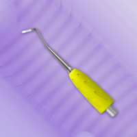 Staleks PRO Combo UNIQ 35 Narrow Toenail File with a Bent End Yellow (Working part of the pedicure pusher) WPPQ-35y