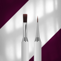 Staleks EXCLUSIVE 08/03 Double-ended gel brush 10 mm / liner 10 mm